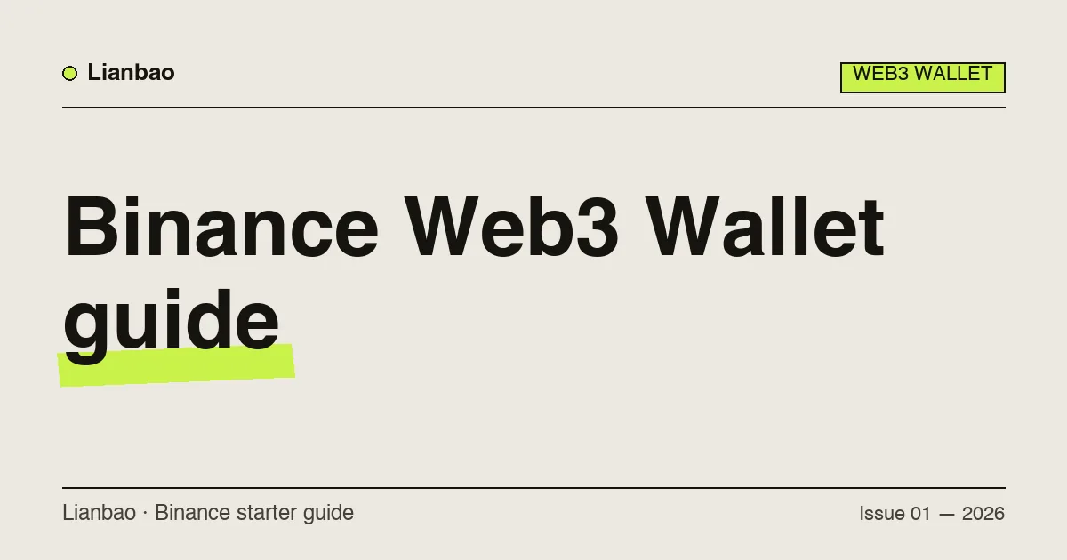 Binance Web3 Wallet guide cover